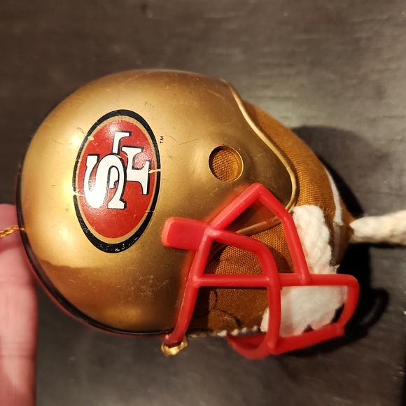 49ers Holiday 49ers Football Helmet Christmas Ornament Poshmark